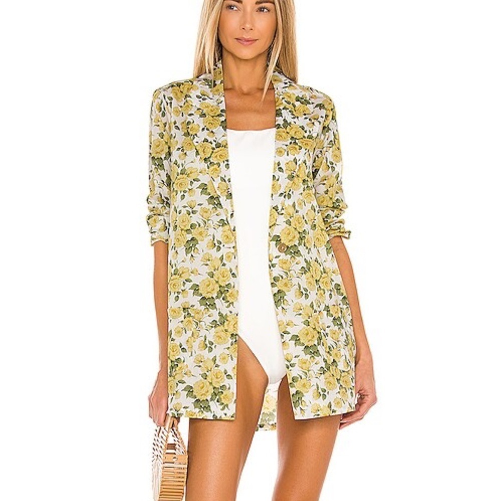 Onia liberty rose beach blazer 100% cotton lightweight jacket XL